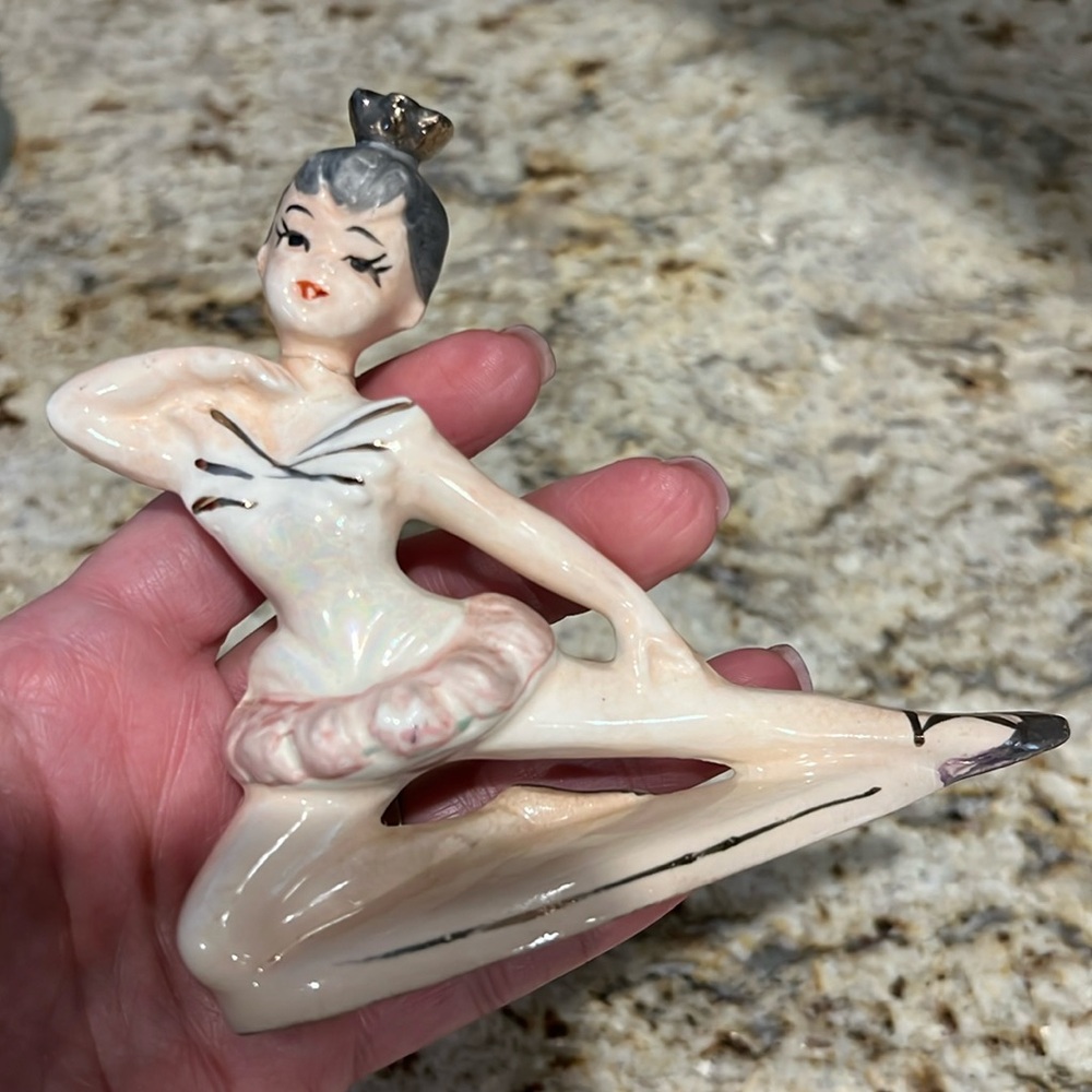 Antique Ballerina Made in Japan pink tutu